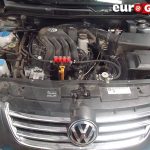 Equipo de GNC con cilindro de 90 litros.