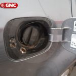 Equipo de GNC con cilindro de 90 litros.